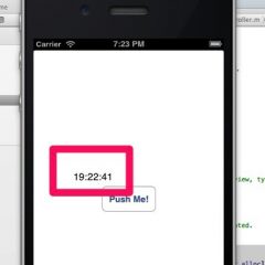 第18回（最終回） 現在時刻を表示させる｜ドットインストールでiPhoneアプリ作成を勉強