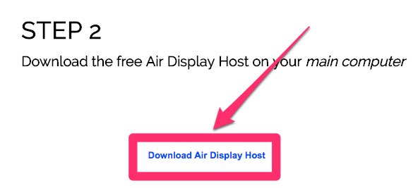 download air diplay host