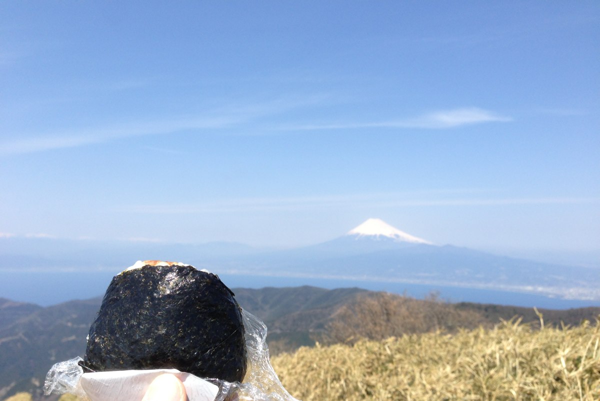 富士山とおにぎり