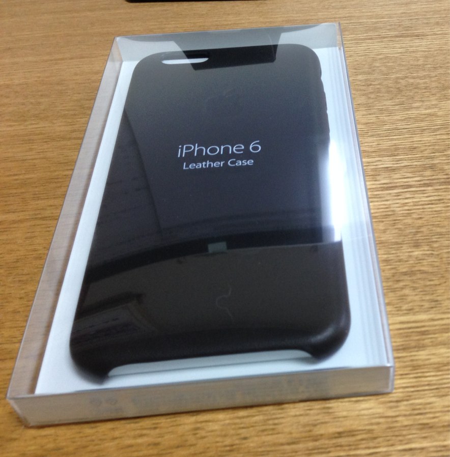 iPhone6用レザーケース外箱