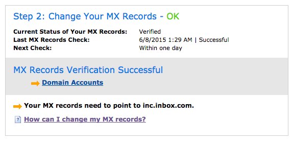 mx records ok