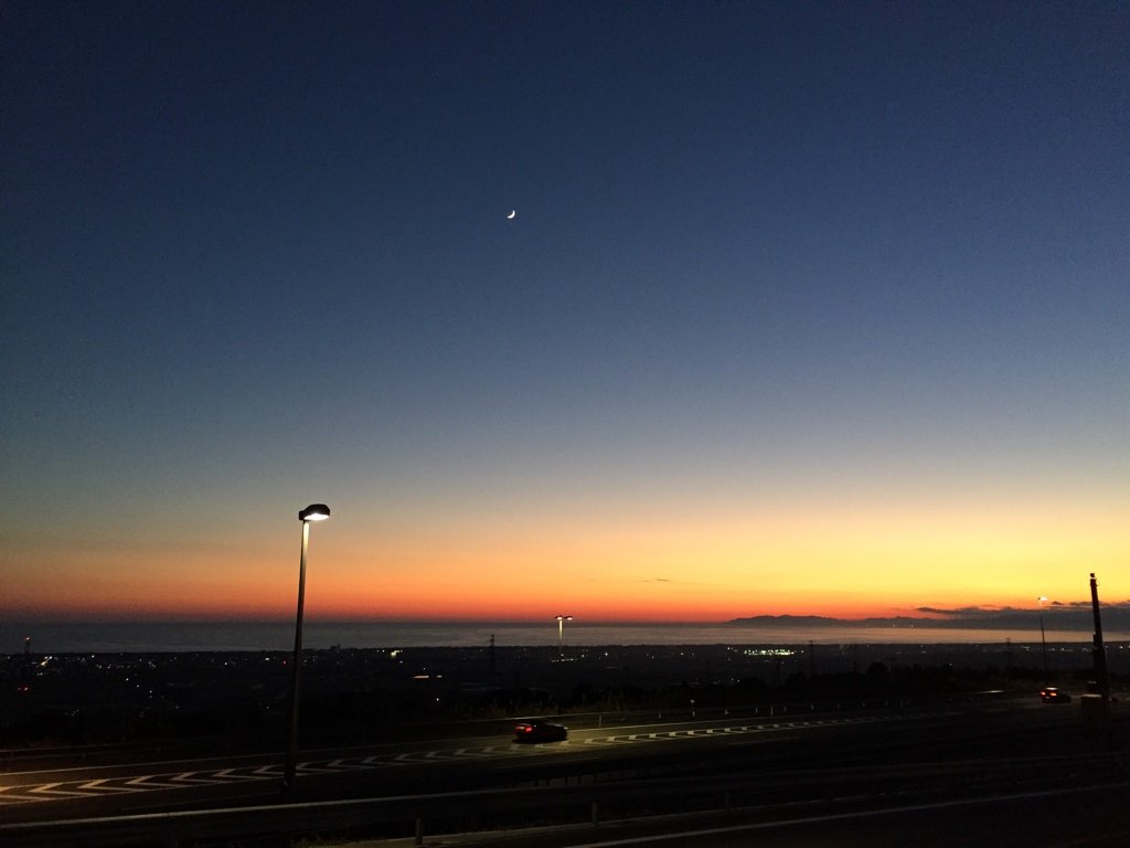 駿河湾沼津からの夕日