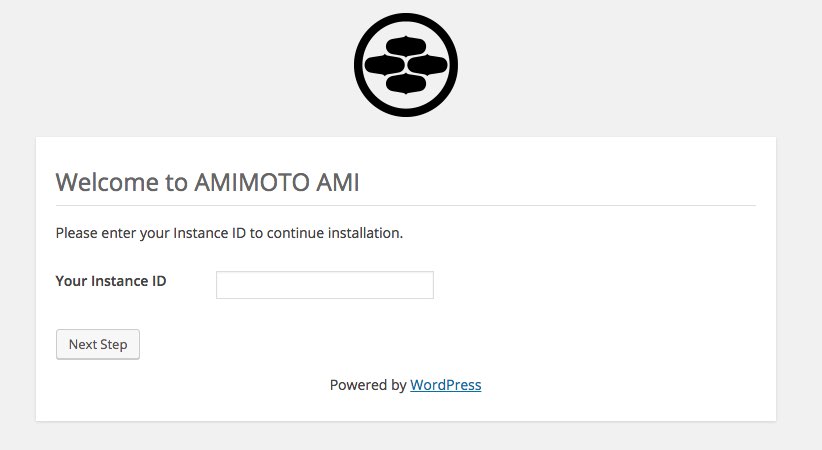 AMIMOTOの設定画面