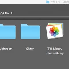 Adobe Bridge CCでPhotos(写真アプリ)内のフォルダを開く方法