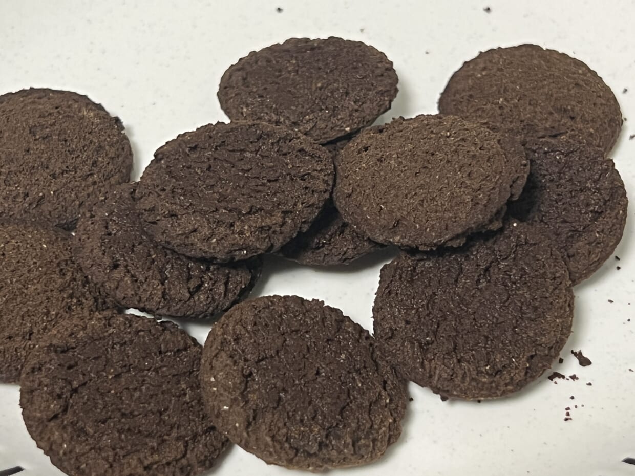 ココア味のクッキー