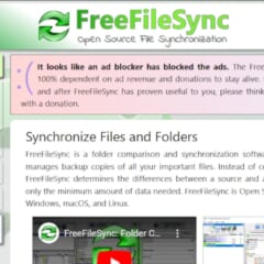 FreeFileSyncを使ってWindowsのローカルフォルダ同士を同期する方法